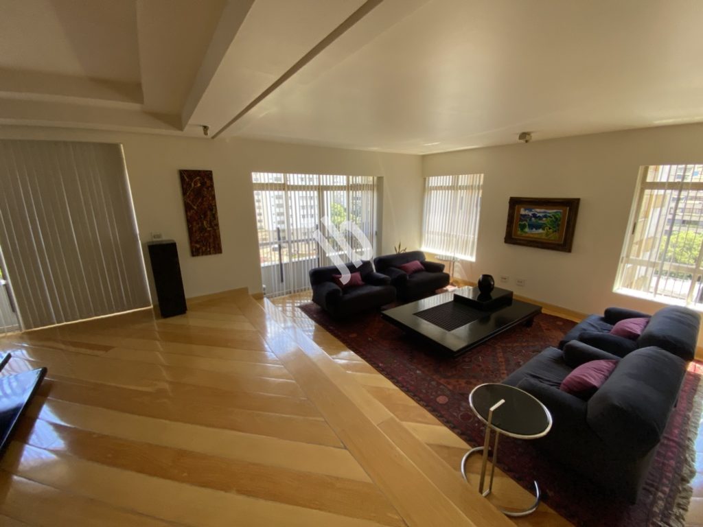 Lourdes – Apartamento 4 quartos, 241 m² para locação